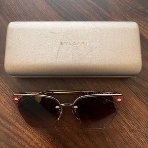 Sunglasses bulgari original Cat Shape with box